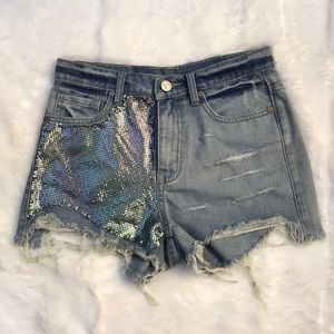 UNIF chainmail shorts